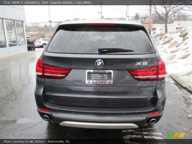 Dark Graphite Metallic / Ivory White 2015 BMW X5 xDrive35d