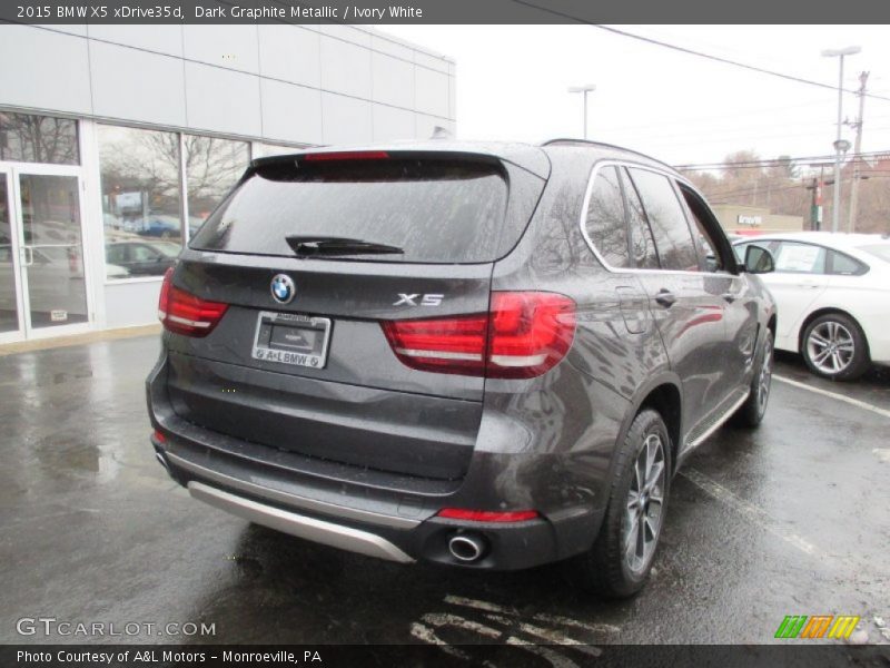 Dark Graphite Metallic / Ivory White 2015 BMW X5 xDrive35d