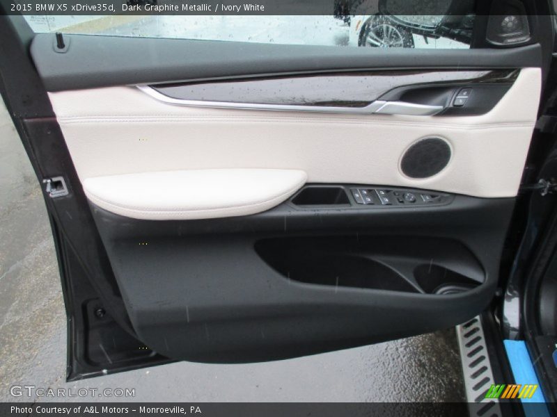 Dark Graphite Metallic / Ivory White 2015 BMW X5 xDrive35d