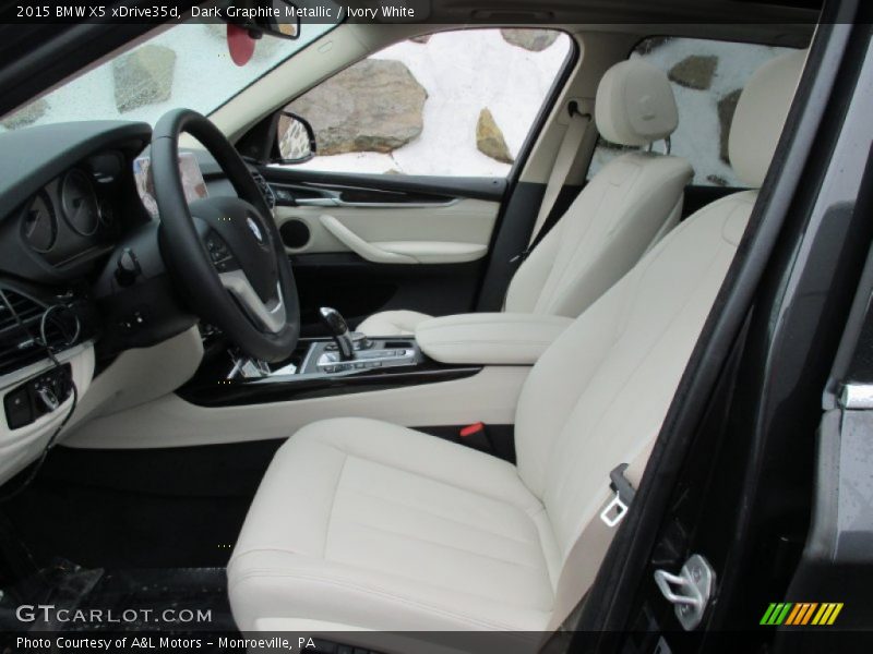 Dark Graphite Metallic / Ivory White 2015 BMW X5 xDrive35d
