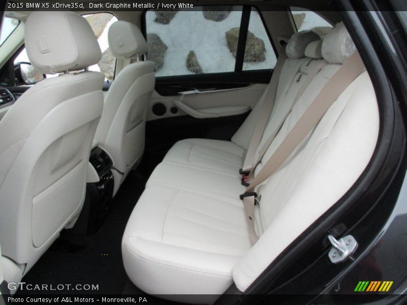 Dark Graphite Metallic / Ivory White 2015 BMW X5 xDrive35d