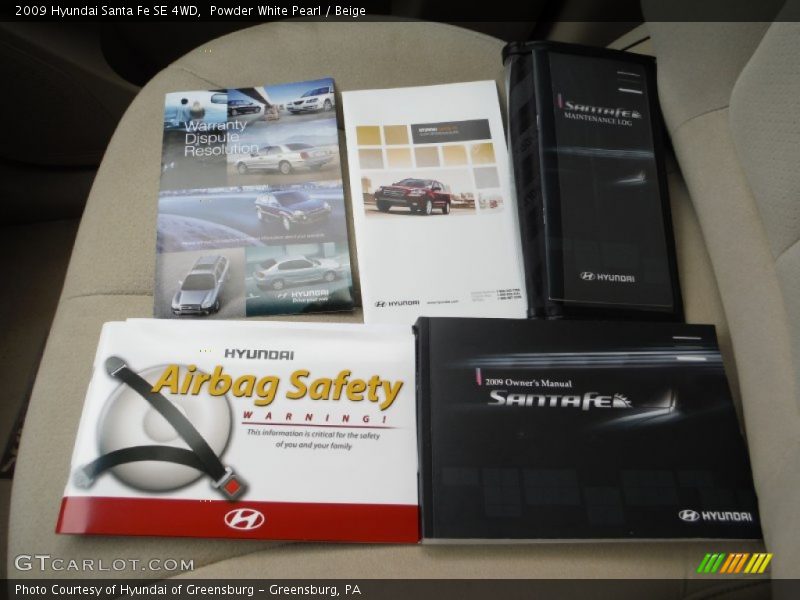 Books/Manuals of 2009 Santa Fe SE 4WD