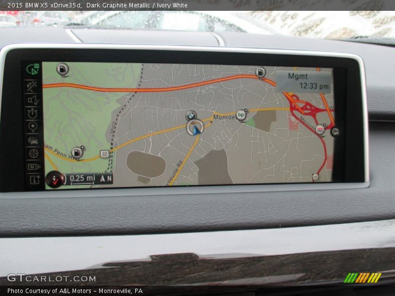 Dark Graphite Metallic / Ivory White 2015 BMW X5 xDrive35d