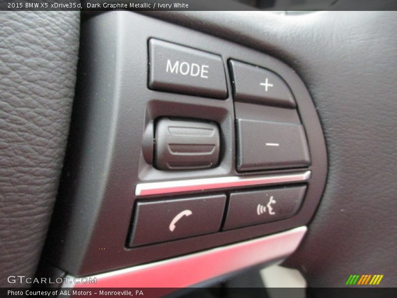 Dark Graphite Metallic / Ivory White 2015 BMW X5 xDrive35d