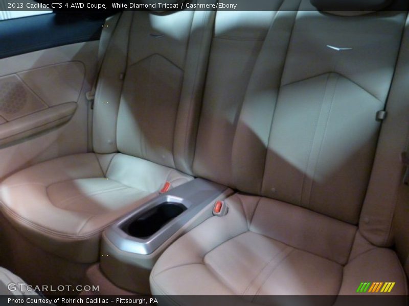White Diamond Tricoat / Cashmere/Ebony 2013 Cadillac CTS 4 AWD Coupe
