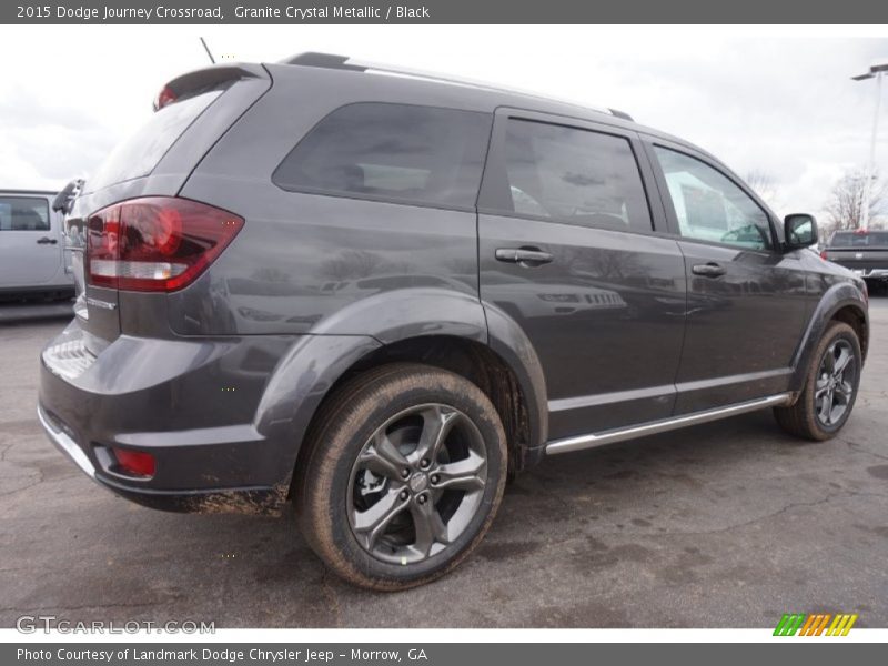 Granite Crystal Metallic / Black 2015 Dodge Journey Crossroad