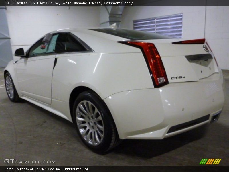 White Diamond Tricoat / Cashmere/Ebony 2013 Cadillac CTS 4 AWD Coupe