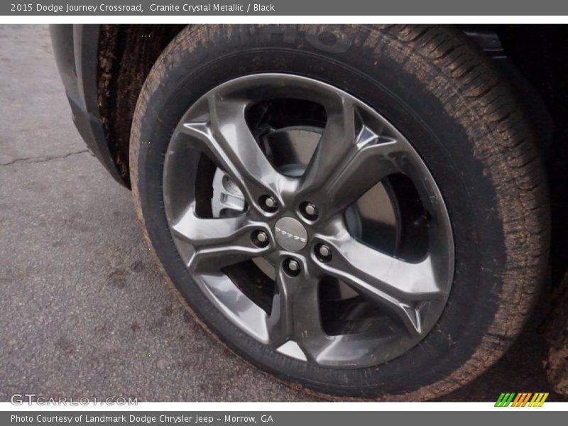Granite Crystal Metallic / Black 2015 Dodge Journey Crossroad