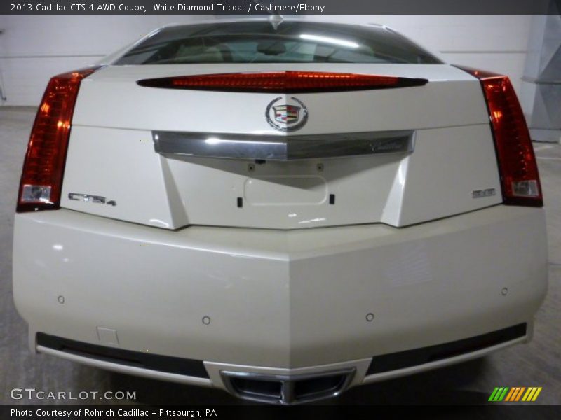 White Diamond Tricoat / Cashmere/Ebony 2013 Cadillac CTS 4 AWD Coupe