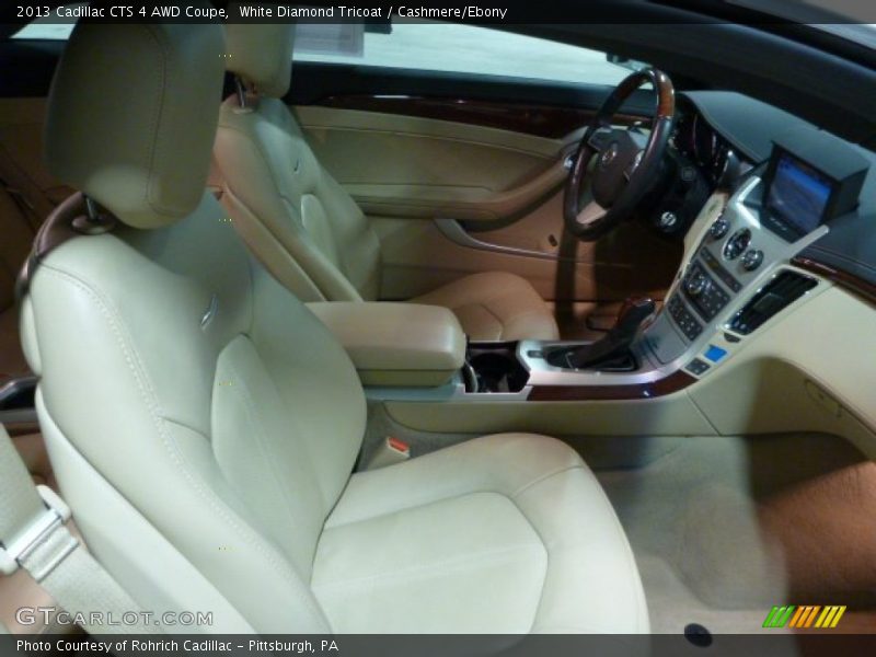 White Diamond Tricoat / Cashmere/Ebony 2013 Cadillac CTS 4 AWD Coupe