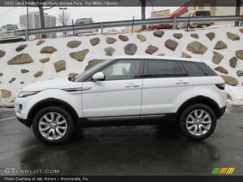 Fuji White / Ebony 2015 Land Rover Range Rover Evoque Pure