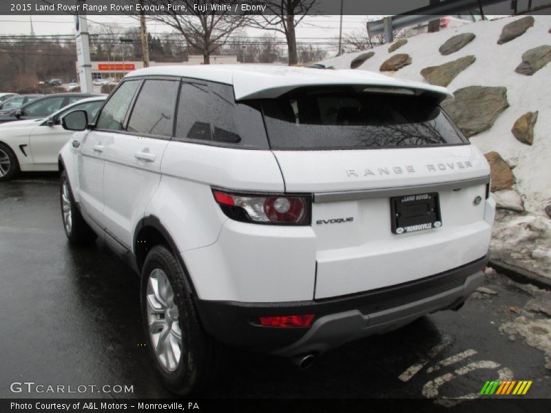 Fuji White / Ebony 2015 Land Rover Range Rover Evoque Pure