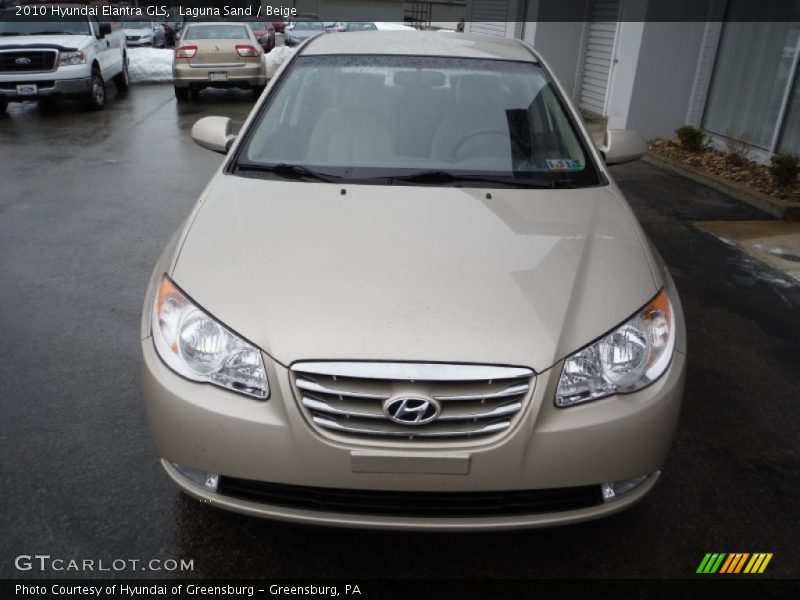 Laguna Sand / Beige 2010 Hyundai Elantra GLS