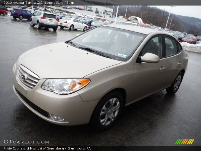 Laguna Sand / Beige 2010 Hyundai Elantra GLS