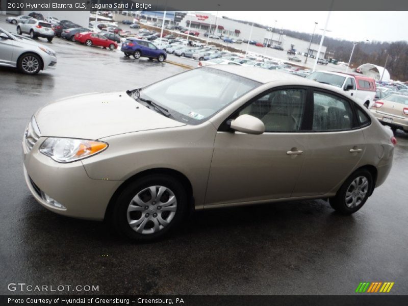 Laguna Sand / Beige 2010 Hyundai Elantra GLS