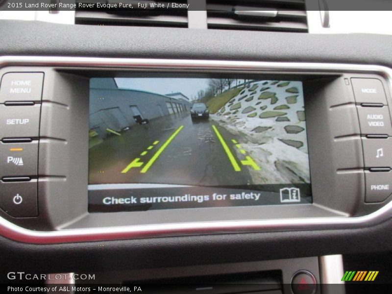 Fuji White / Ebony 2015 Land Rover Range Rover Evoque Pure