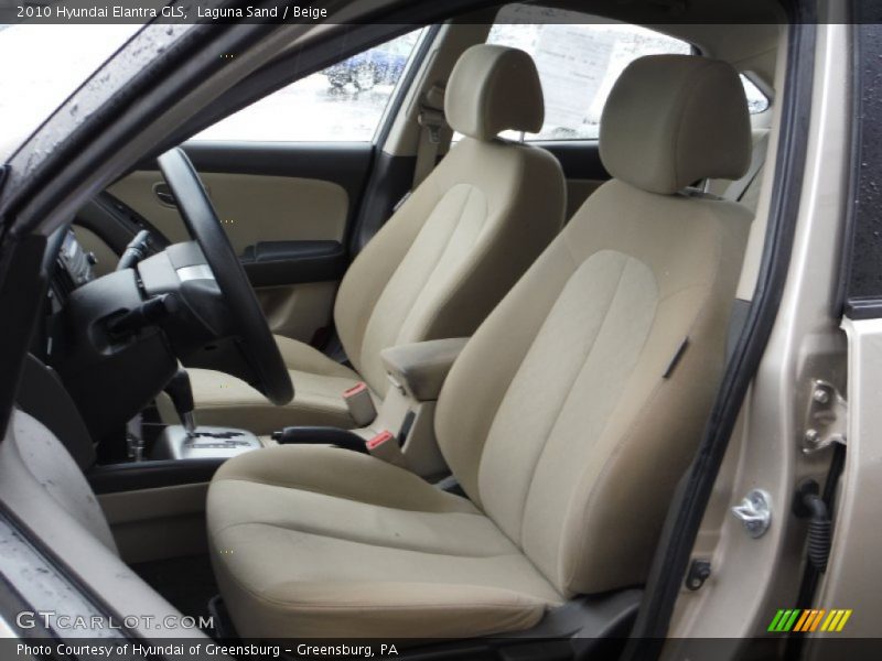 Laguna Sand / Beige 2010 Hyundai Elantra GLS