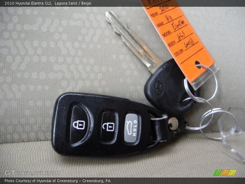 Laguna Sand / Beige 2010 Hyundai Elantra GLS