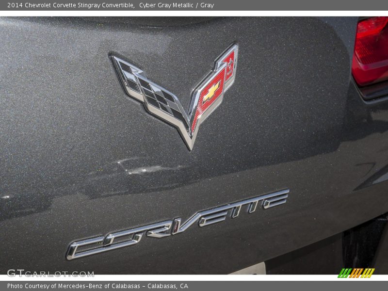 Cyber Gray Metallic / Gray 2014 Chevrolet Corvette Stingray Convertible