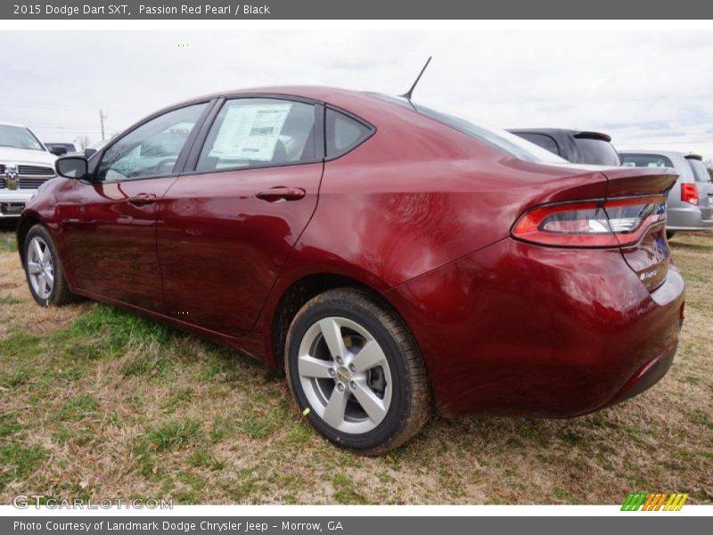 Passion Red Pearl / Black 2015 Dodge Dart SXT