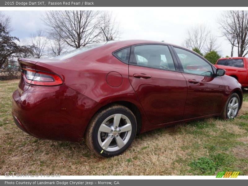 Passion Red Pearl / Black 2015 Dodge Dart SXT