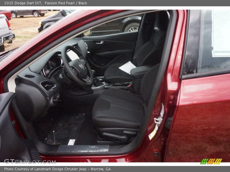 Passion Red Pearl / Black 2015 Dodge Dart SXT