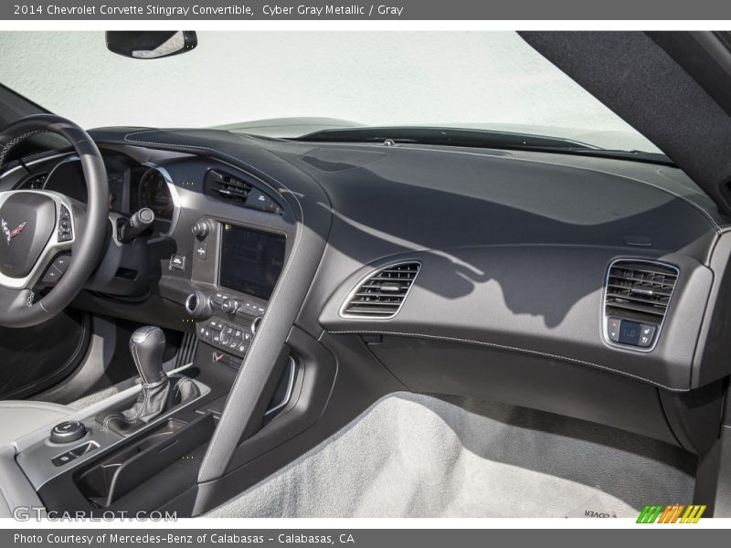 Cyber Gray Metallic / Gray 2014 Chevrolet Corvette Stingray Convertible