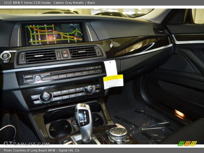 Callisto Grey Metallic / Black 2015 BMW 5 Series 528i Sedan