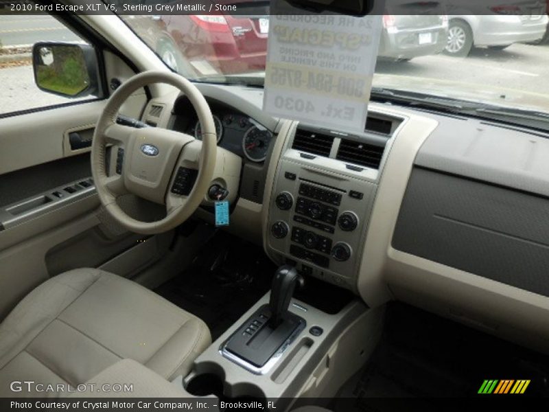  2010 Escape XLT V6 Stone Interior