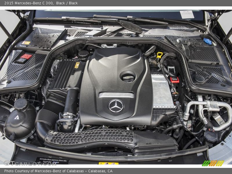 Black / Black 2015 Mercedes-Benz C 300