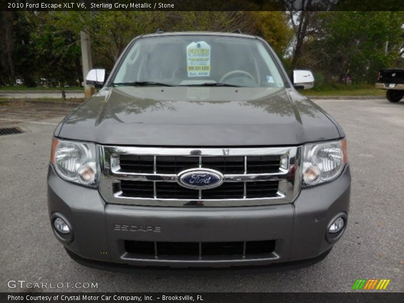 Sterling Grey Metallic / Stone 2010 Ford Escape XLT V6