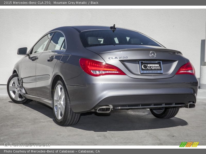 Mountain Grey Metallic / Black 2015 Mercedes-Benz CLA 250