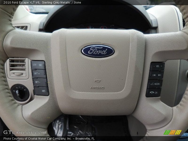 Sterling Grey Metallic / Stone 2010 Ford Escape XLT V6