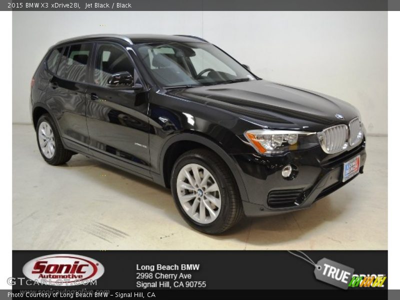 Jet Black / Black 2015 BMW X3 xDrive28i