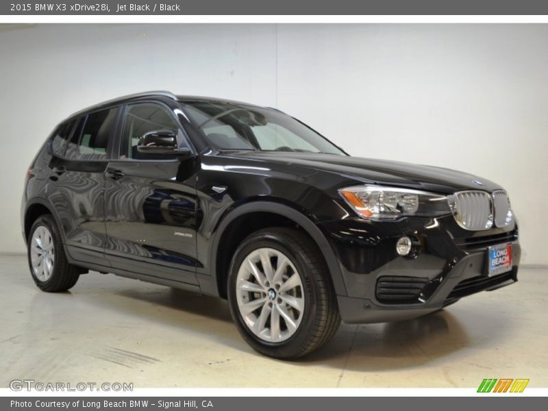 Jet Black / Black 2015 BMW X3 xDrive28i