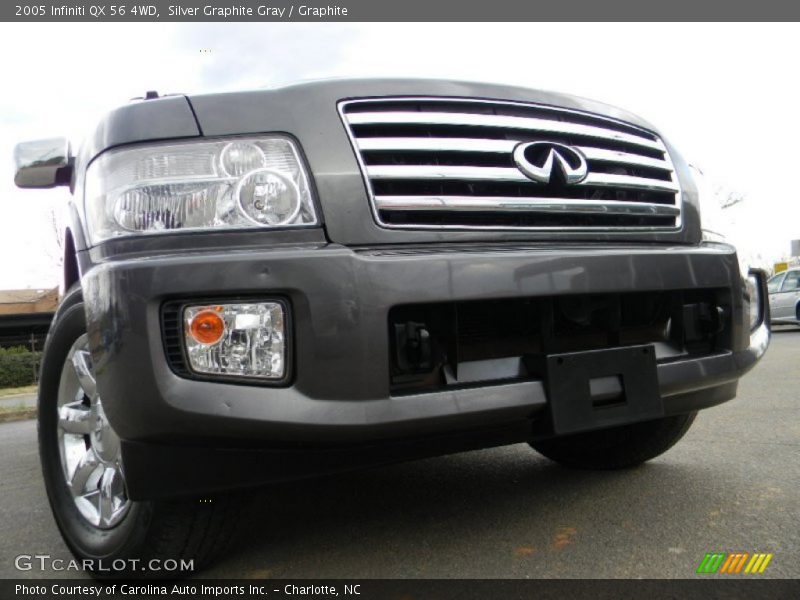 Silver Graphite Gray / Graphite 2005 Infiniti QX 56 4WD
