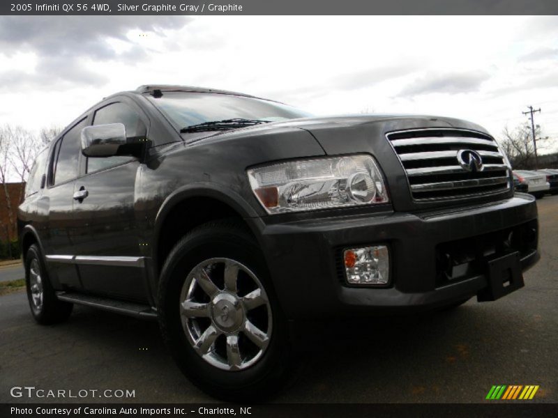 Silver Graphite Gray / Graphite 2005 Infiniti QX 56 4WD