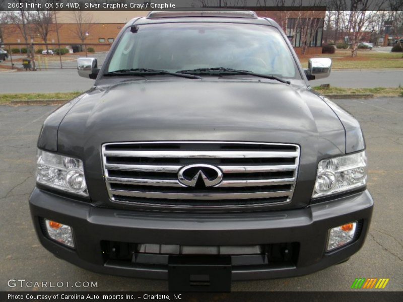 Silver Graphite Gray / Graphite 2005 Infiniti QX 56 4WD