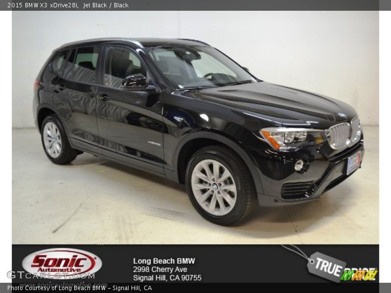Jet Black / Black 2015 BMW X3 xDrive28i