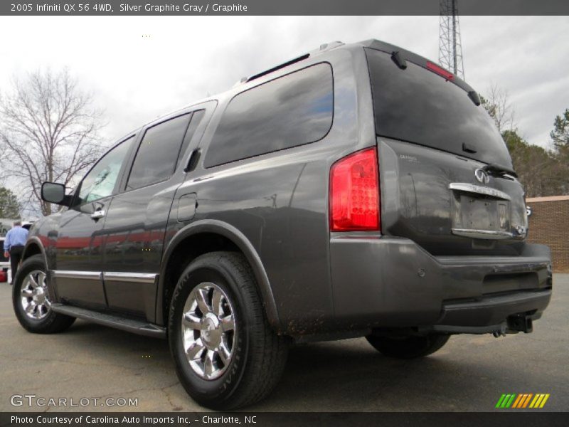 Silver Graphite Gray / Graphite 2005 Infiniti QX 56 4WD