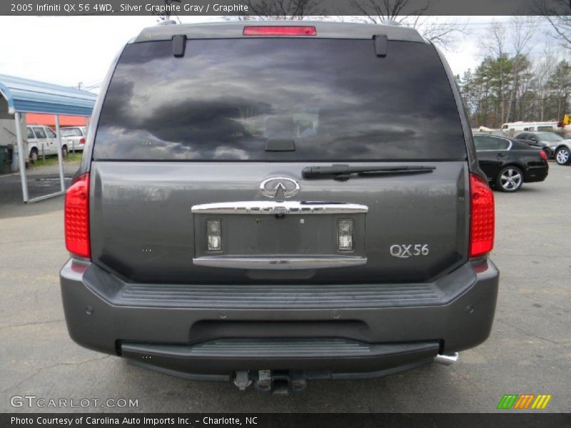 Silver Graphite Gray / Graphite 2005 Infiniti QX 56 4WD