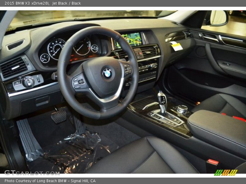 Jet Black / Black 2015 BMW X3 xDrive28i