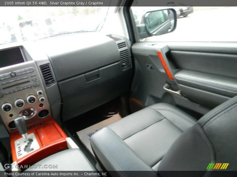 Silver Graphite Gray / Graphite 2005 Infiniti QX 56 4WD