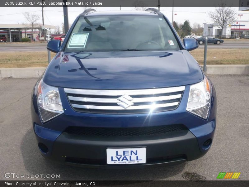 Sapphire Blue Metallic / Beige 2008 Suzuki XL7 AWD