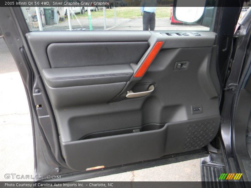 Silver Graphite Gray / Graphite 2005 Infiniti QX 56 4WD