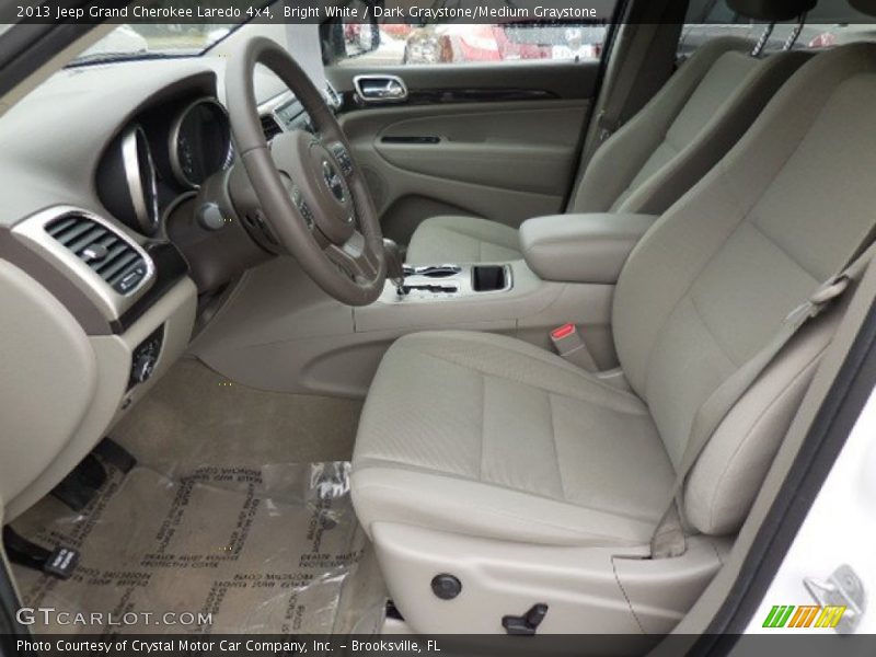 Bright White / Dark Graystone/Medium Graystone 2013 Jeep Grand Cherokee Laredo 4x4