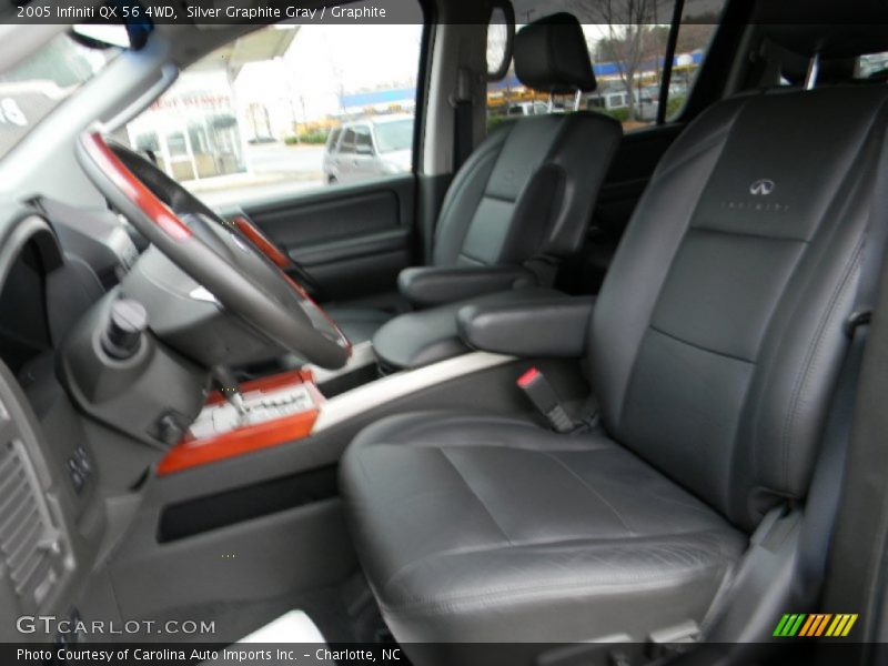 Silver Graphite Gray / Graphite 2005 Infiniti QX 56 4WD