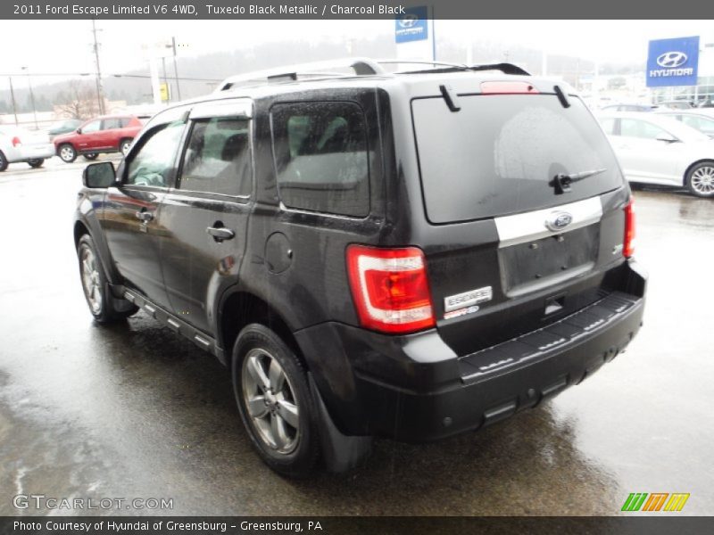 Tuxedo Black Metallic / Charcoal Black 2011 Ford Escape Limited V6 4WD