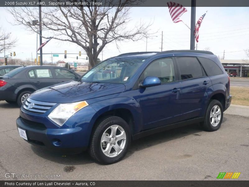 Sapphire Blue Metallic / Beige 2008 Suzuki XL7 AWD