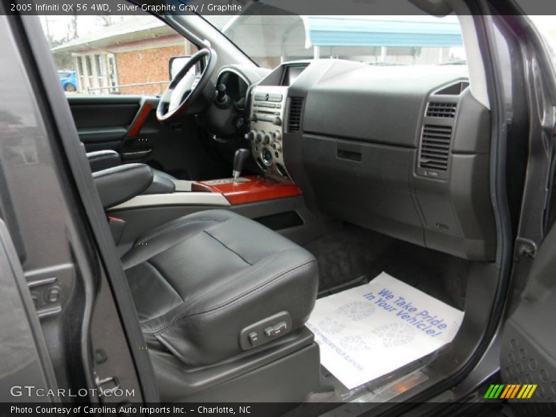 Silver Graphite Gray / Graphite 2005 Infiniti QX 56 4WD